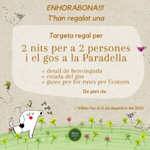Targeta regal la Paradella